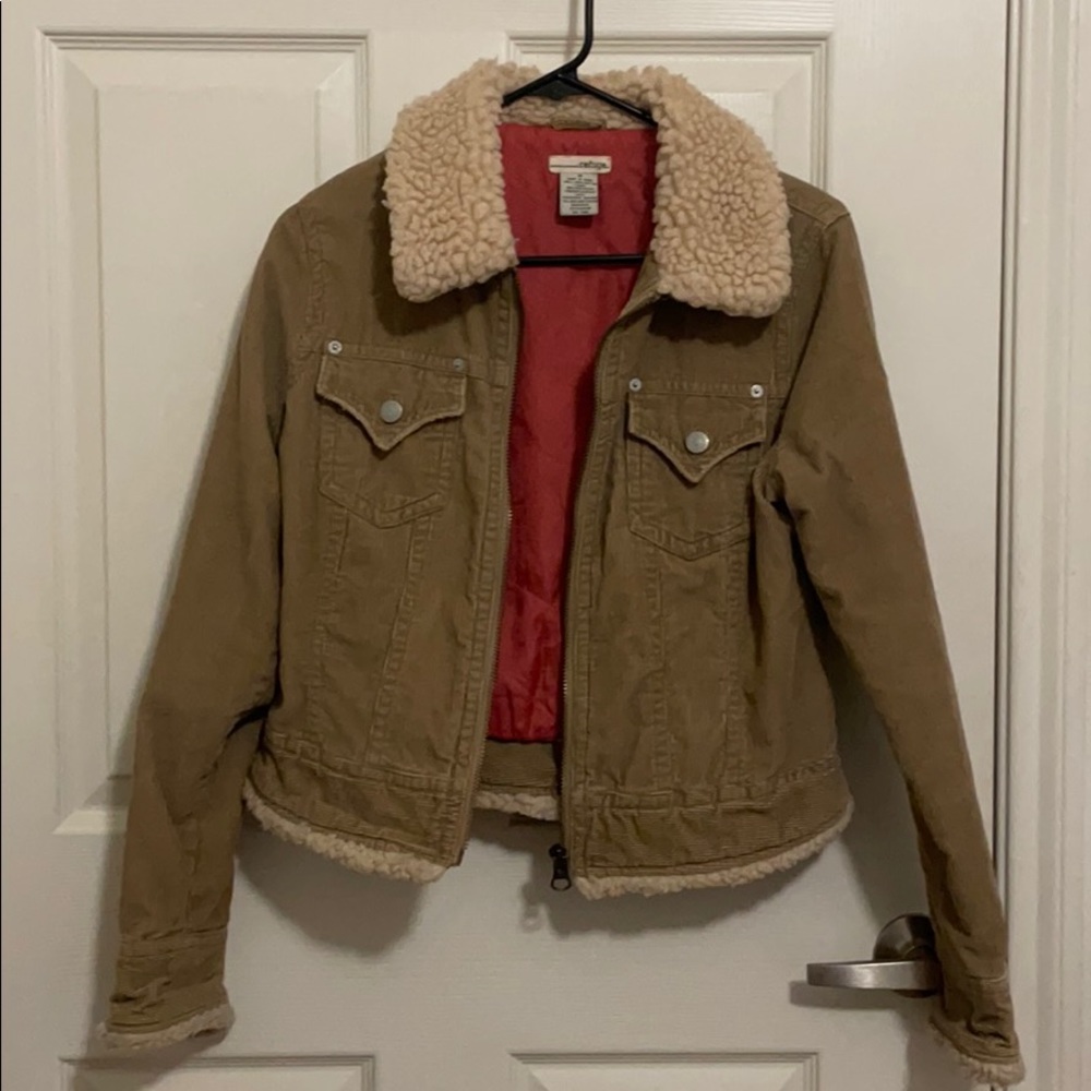 Corduroy Sherpa jacket